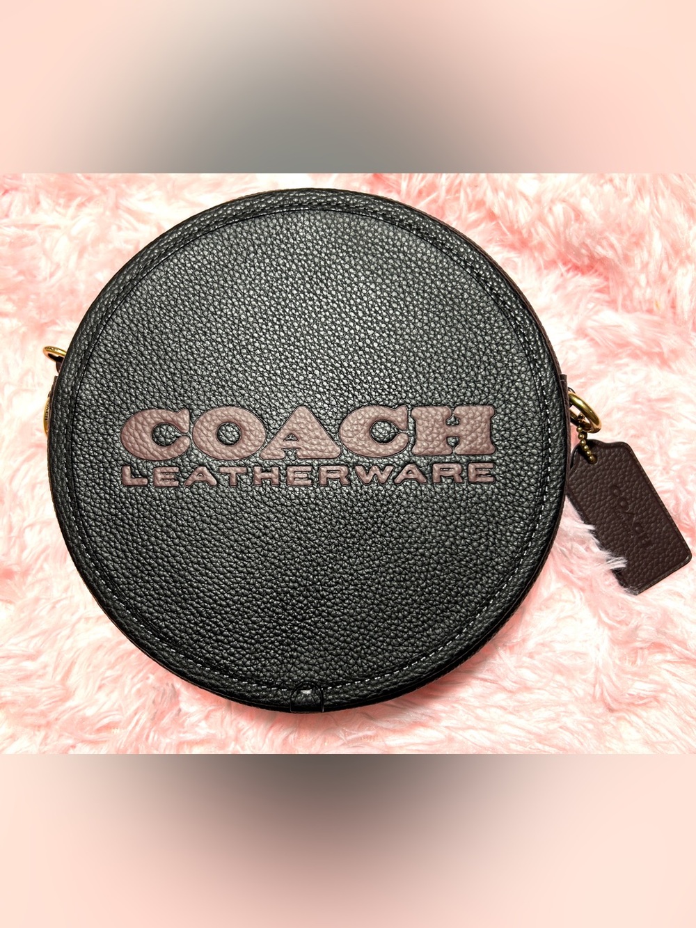 COACH KIA Circle Bag/Black Multi